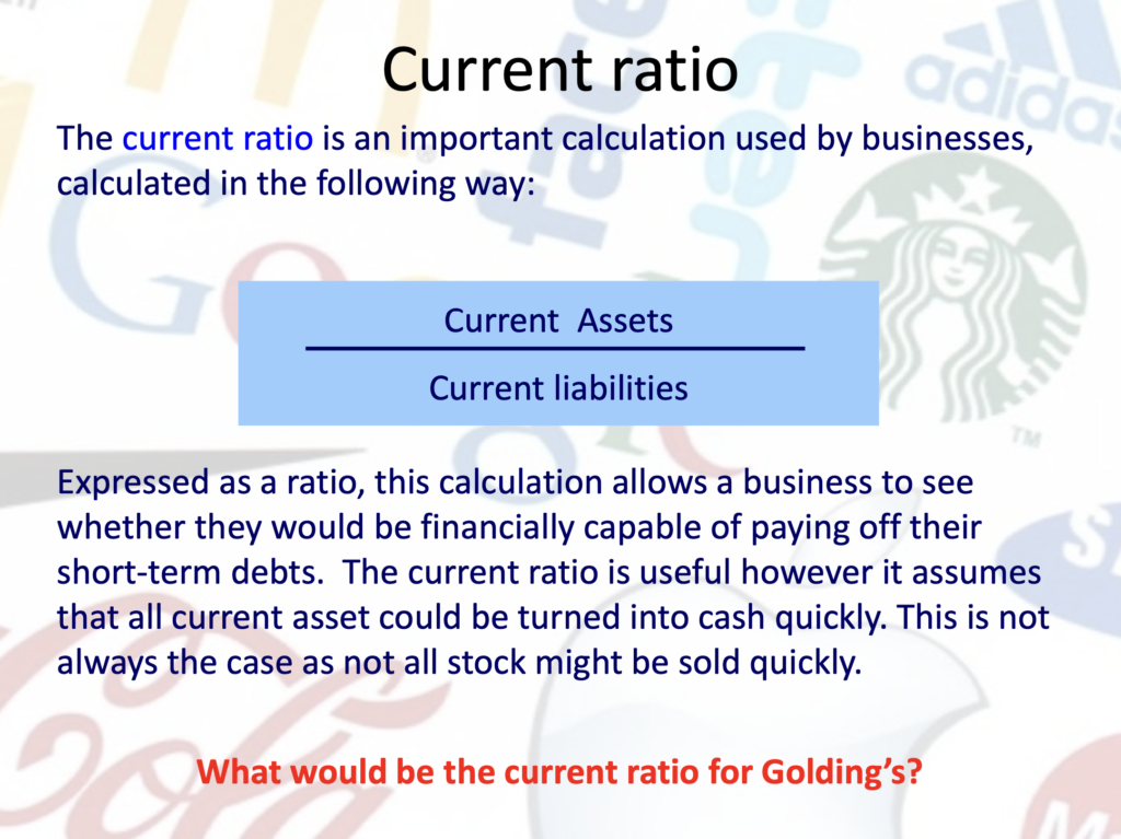 Accounts Presentation Notes